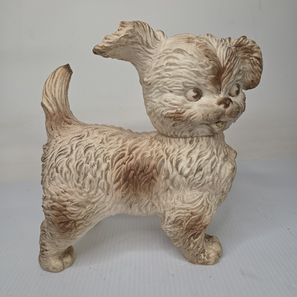 Vintage 1960s Edward Mobley Co. Rubber Squeaky Toy Dog - No SQUEAKER